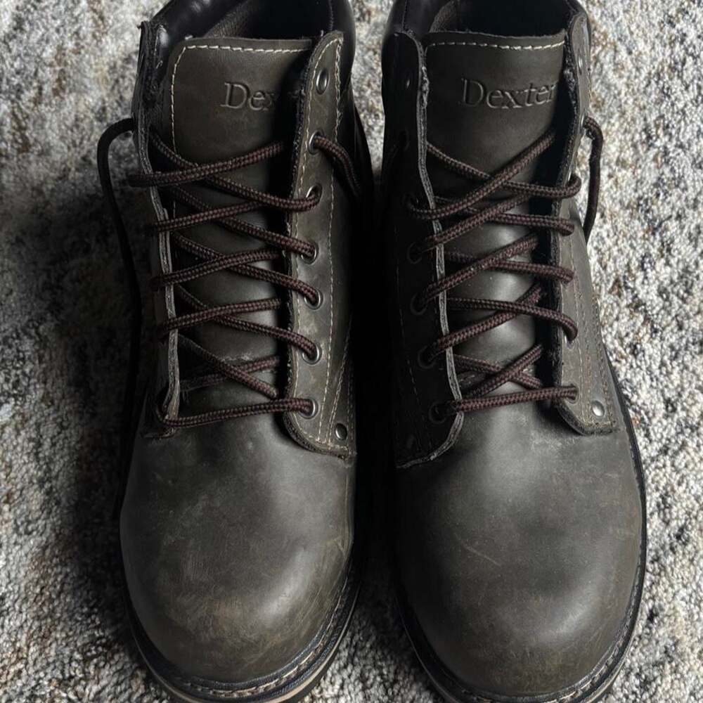 Dexter Men's Brown Lace-Up Work Boots Size 12